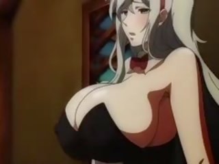 Kiimaline fantaasia anime mov koos tsenseerimata suur tissid, rühm,