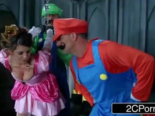 Kreten da veselje stick: stupendous mario bros dobili zaposlen s princesa brooklyn lov