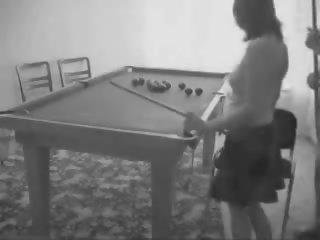 XXX hardcore adult movie in billiard room