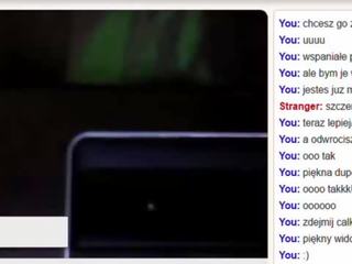 ポーランド語 ティーン 若い 女性 自慰行為をします 上の ウェブカメラ omegleの