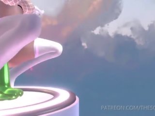 3d cochon film princesse chevauchée énorme gode