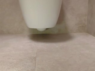 Enchanting feet in the toilet